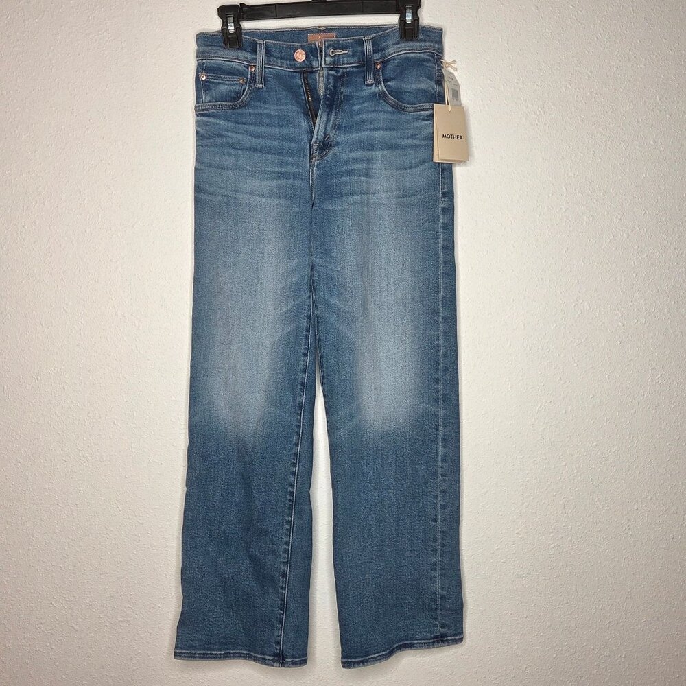 MOTHER Jeans Mid Rise Rambler Out Of the Blue.